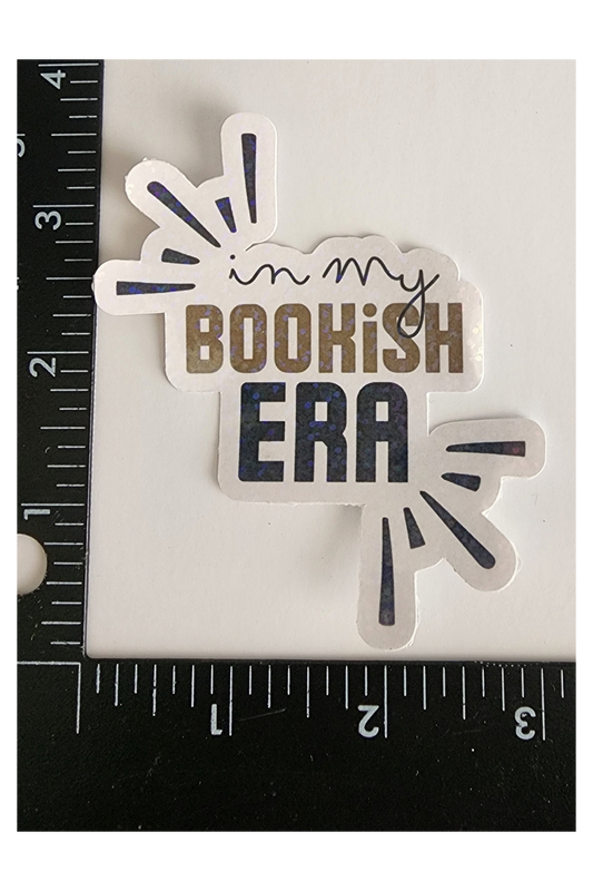 In My Bookish Era – 3" Holographic Sticker