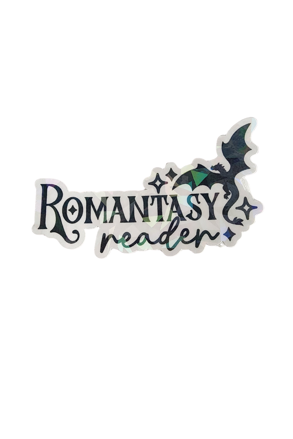 Romantasy Reader Dragon 3" Sticker