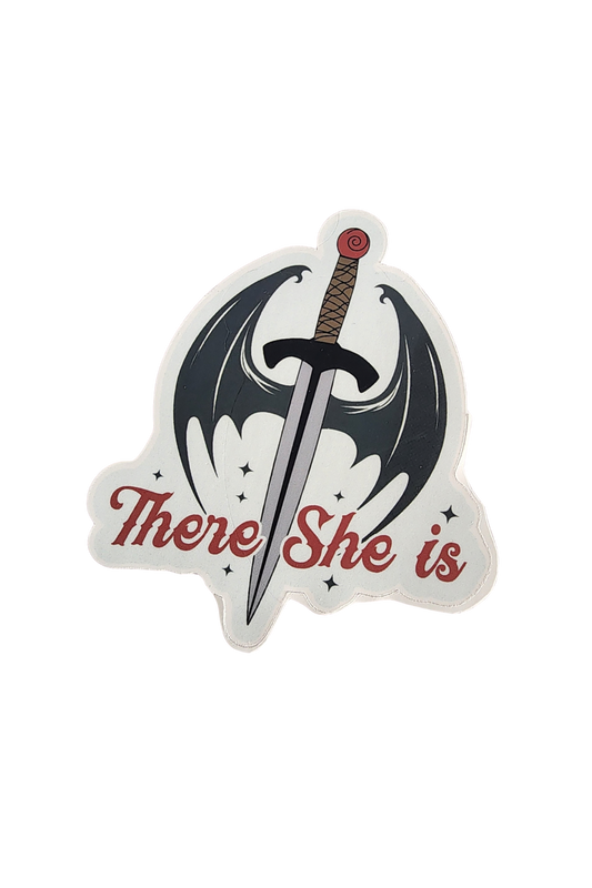 There She Is 3" Sticker